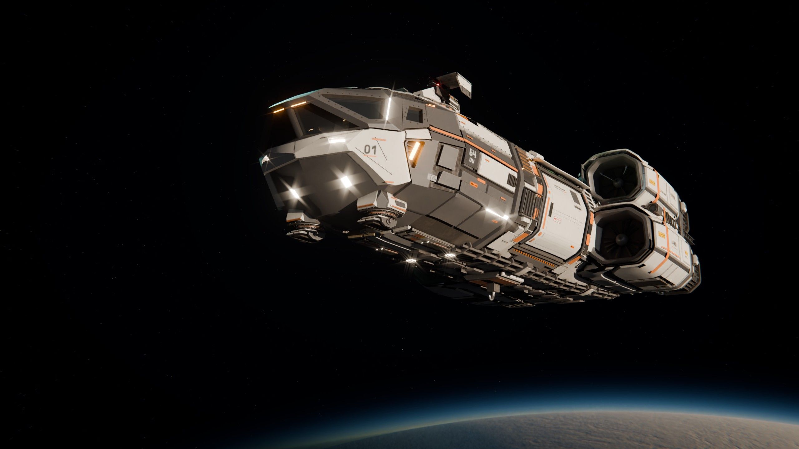 Render de la ALPHA M: contrapicado