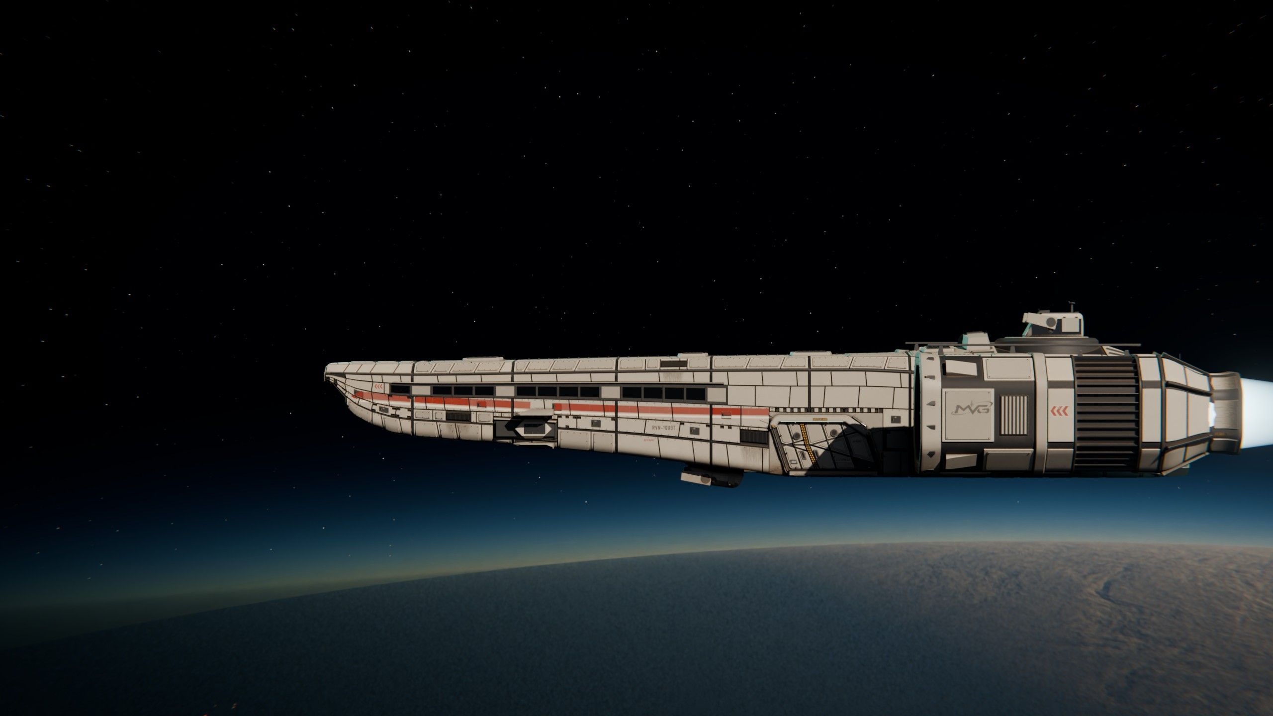 Render de la REVENANT: perfil
